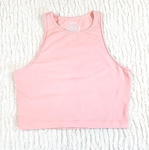 Soft Pink Crop Top